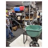 Feet spreader and blower attachment