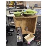 Step lazy Susan and match dish breif case and