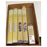 4 rolls of Crafters square Vinyle Paper &