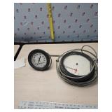 2- vintage  temperature guages