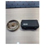 Cigar ashtray and Herf -a-Dor Humi-care case