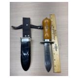 US divers knife and sheath