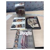 Coffee table books and fountain