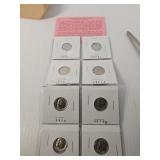 Uncirculated Roosevelt dimes