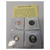 Proof set coins
