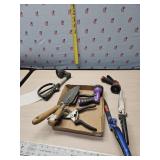 Sprinklers and garden tools