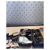 Jump rope, safety glasses, blow dryers remote and