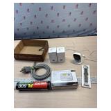 Dryer cord, light bulbs. Thermostat and more