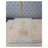 Indian glass constellation cake plate