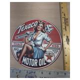 Texaco Tin sign
