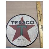 Texaco Tin sign
