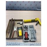 Files, stud finder caulking gun and more l