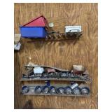 Lg lot of nuts bolt to be taken off of wall