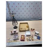 Jewelry Holder, flower Bomb Perfume, and Jewelry