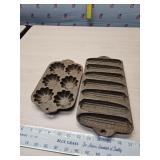 Cast iron cornbread pans