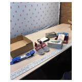 New size M Nike baseball belt, Adidas kids shoes