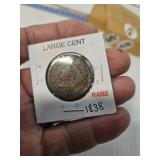 1838 large cent
