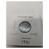 1941 Mercury dime