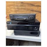 Panasonic, and Sony VHS Players and Sony audio