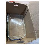 Pitchers, mini muffins tins, lg Pyrex casserole