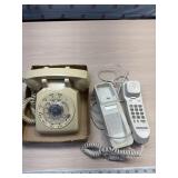 Rotary and push button Phones