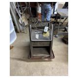 Squirrel cage fan on wheels works