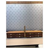 3 wood shelf drawers 18ï¿½x5.5x5.5ï¿½