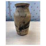 Horse Hair Indian pot signed