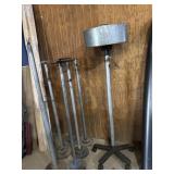 1 Oil Drain Pan and 6 shop stands