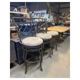 3 Swivel Bar stools 28ï¿½