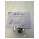 24k Gold plated Quarter