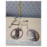Horse bits and western decor