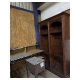 Cabine. Desk, file box and CD holder