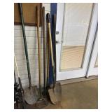 3 shovels 2 hoe and other