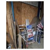 Large lot scrap iron and lumber