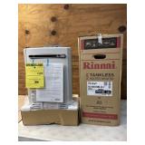 New Rinnai Tankless Water Heater Gas