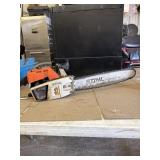 041 Farm Boss Stihl Chain Saw 20" bar has case