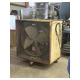 Large Shop Fan on wheels  39"z26"x38" works