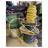 Electrical wire in bucket