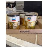 5 new cans of Chevron Delo 400 sae 30 oil