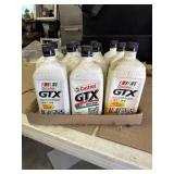 9 full and 2 half full Castrol GTX 10w-40 oil