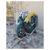 Cyclone leaf vac has good compression