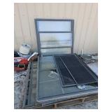 48"×55" aluminum window 4 good and misc with