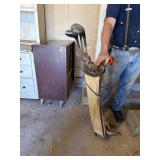 Vintage Golf Clubs wood shank and bag