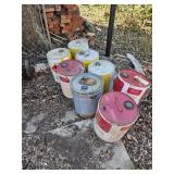 Several 5 gallon buckets