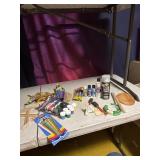 Craft paints and brushes and more