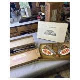 New Keyakiwood Cheese board,Paper towel holder