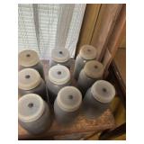 9 jars of Lead shot 7 1/2