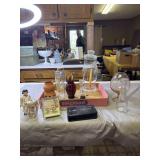 Candle holders, vases. Figurenes and GE cassette