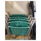 4 fold up lawn chairs